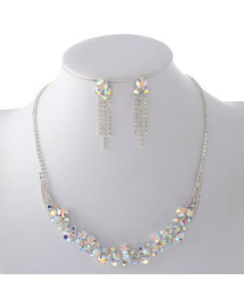 Rhinestone Necklace Set 