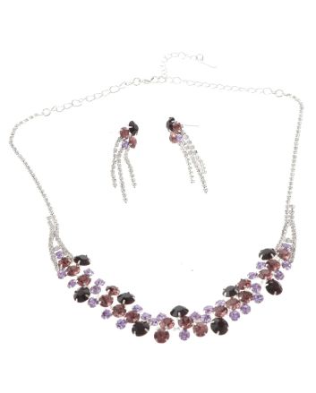 Rhinestone Necklace Set 
