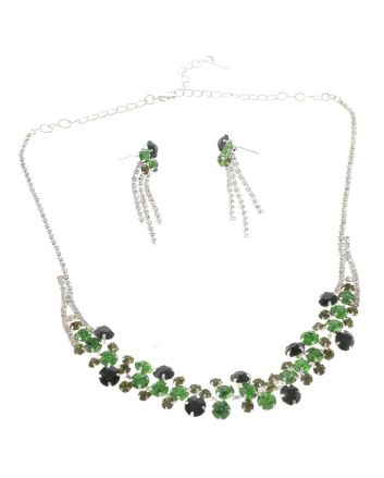 Rhinestone Necklace Set 