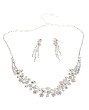 Rhinestone Necklace Set 
