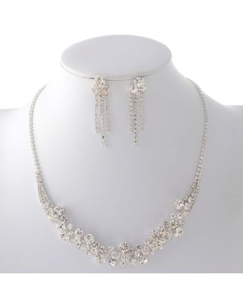 Rhinestone Necklace Set 