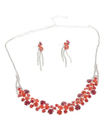 Rhinestone Necklace Set 