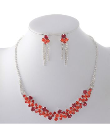 Rhinestone Necklace Set 