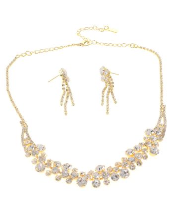 Rhinestone Necklace Set 