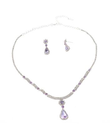 Rhinestone Necklace Set