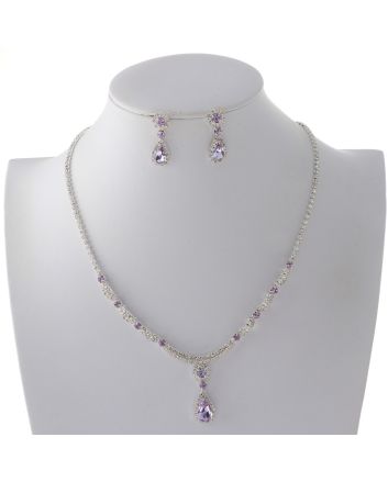 Rhinestone Necklace Set