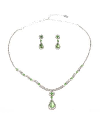 Rhinestone Necklace Set 