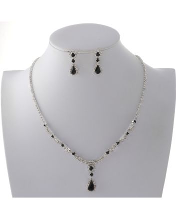 Rhinestone Necklace Set