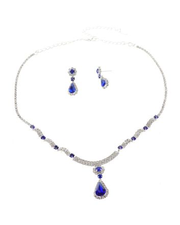 Rhinestone Necklace Set