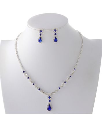 Rhinestone Necklace Set