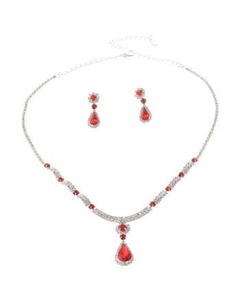 Rhinestone Necklace Set