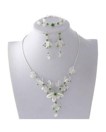 Metal Necklace Bracelet  Set 