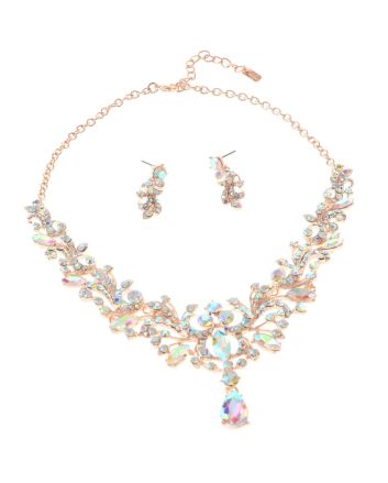 Rhinestone Necklace Set