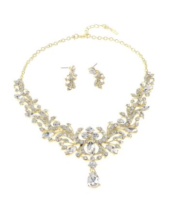 Rhinestone Necklace Set