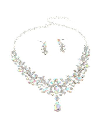 Rhinestone Necklace Set 
