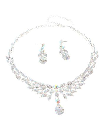 Rhinestone Necklace Set