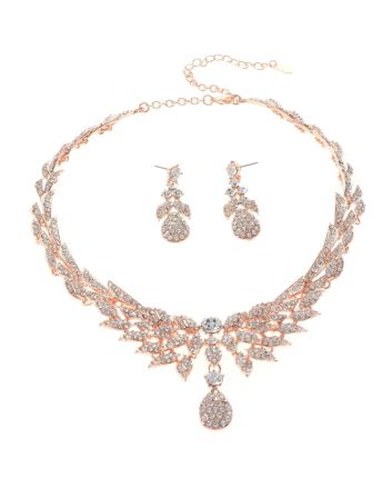 Rhinestone Necklace Set 