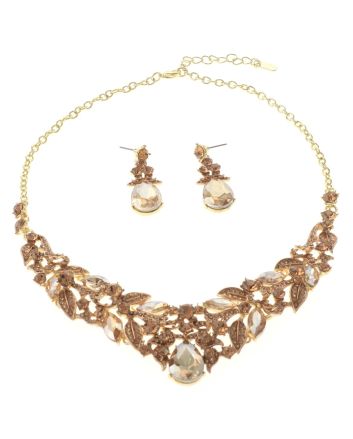 Rhinestone Necklace Set