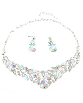 Rhinestone Necklace Set