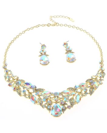 Rhinestone Necklace Set