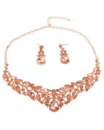 Rhinestone Necklace Set