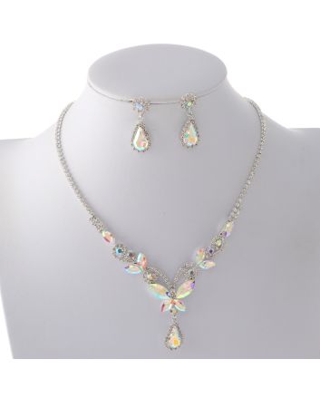 Rhinestone Necklace Set 