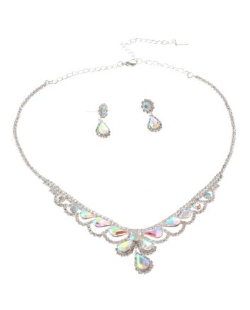 Rhinestone Necklace Set