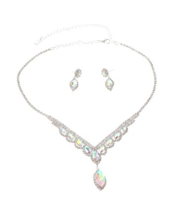 Rhinestone Necklace Set