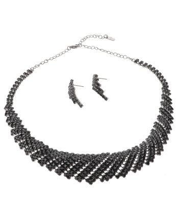 Rhinestone Necklace Set