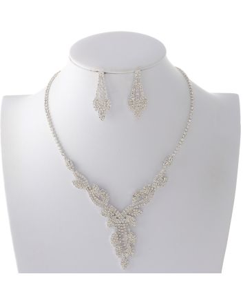 Rhinestone Necklace Set 