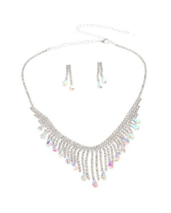 Rhinestone Necklace Set 