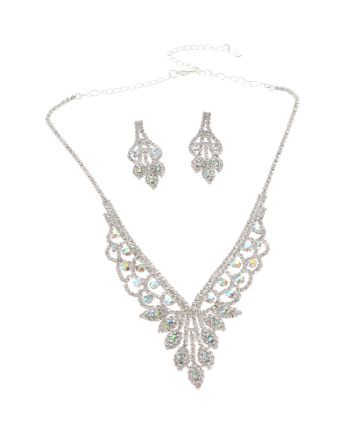 Rhinestone Necklace Set