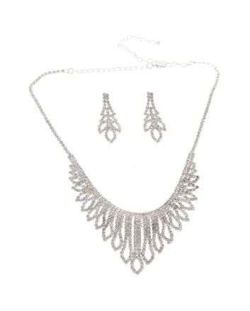 Rhinestone Necklace Set 