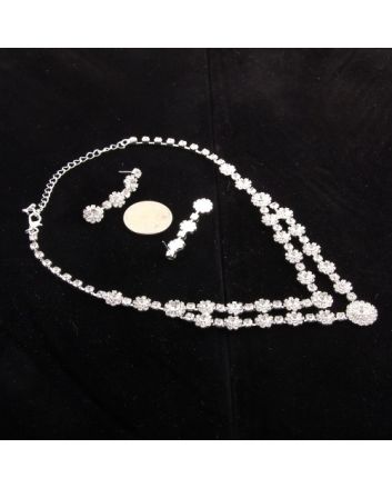 Rhinestones Necklace Set