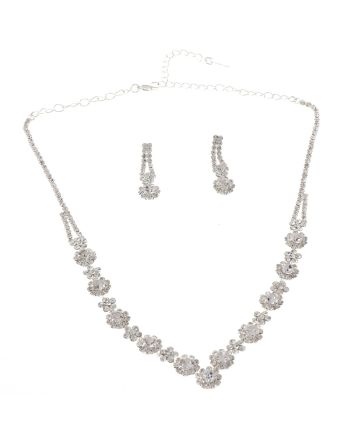 Rhinestone Necklace Set 