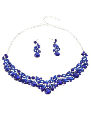 Rhinestone Necklace Set
