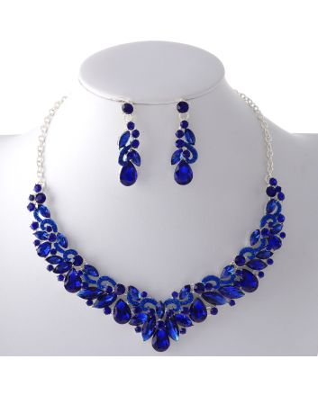 Rhinestone Necklace Set
