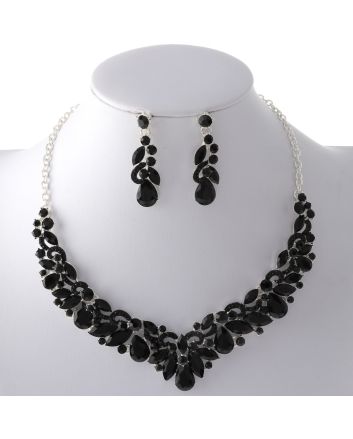 Rhinestone Necklace Set