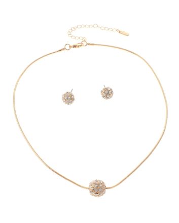 Chain Necklace Earring Set