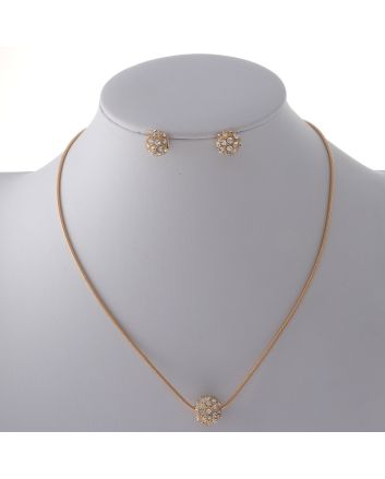 Chain Necklace Earring Set