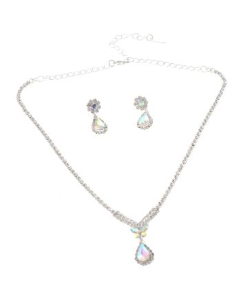 Rhinestone Necklace Set