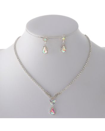 Rhinestone Necklace Set