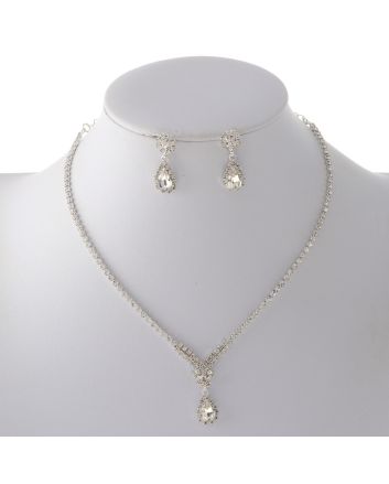 Rhinestone Necklace Set