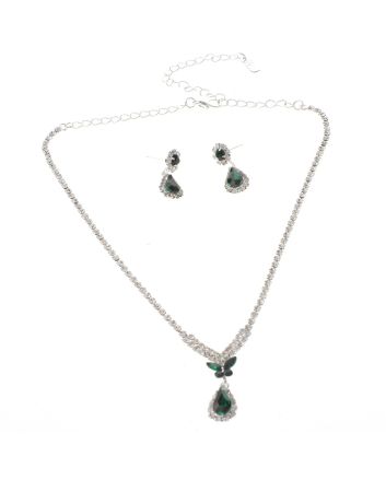 Rhinestone Necklace Set