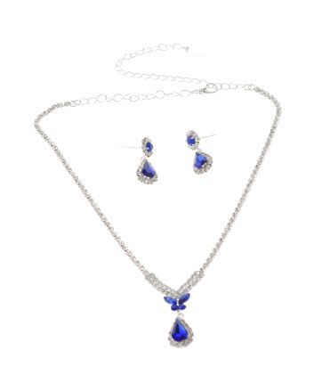 Rhinestone Necklace Set
