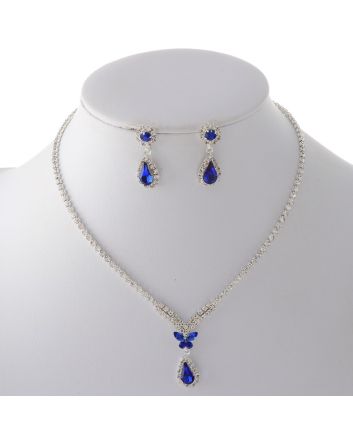 Rhinestone Necklace Set