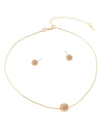 Chain Necklace Earring Set