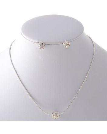 Chain Necklace Earring Set