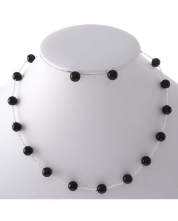 Pearl Necklace Earring Set