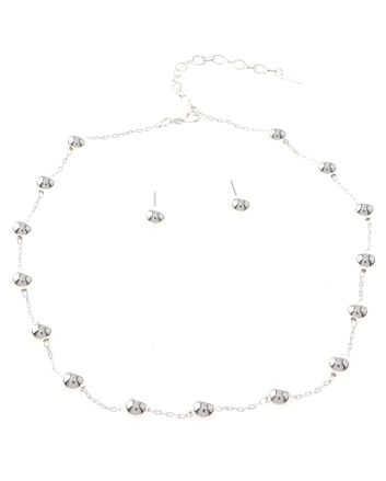Pearl Necklace Earring Set